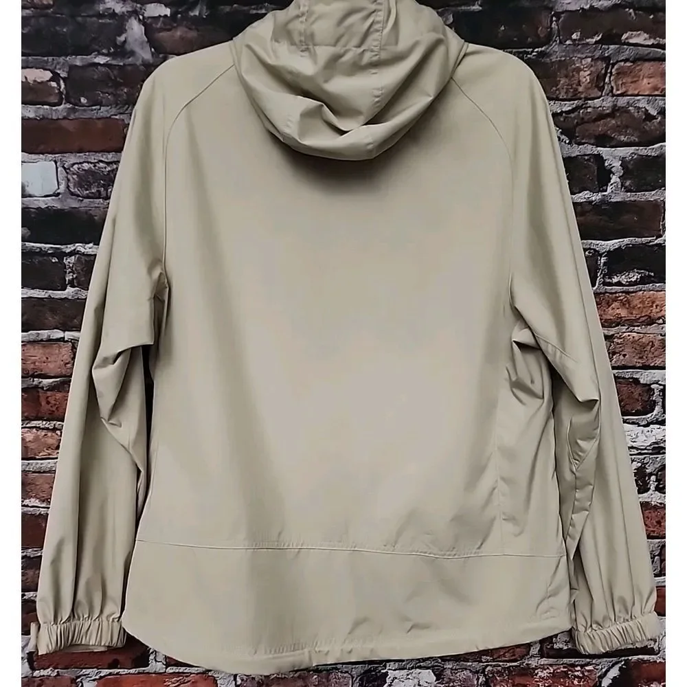 Royal Robbins Men's‎ M Windbreaker Jacket Tan Lightweight Hiking Gorpcore Hooded